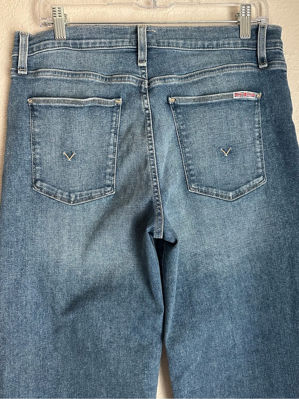 Hudson Jeans Women's High-Rise Straight Light Blue Denim size 30 - Picture 8 of 15